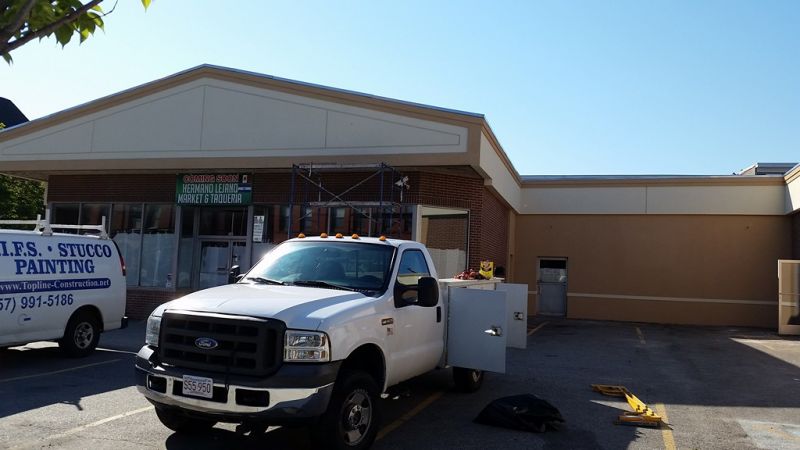 Topline construction, stucco, e.i.f.s, cleaning and restoration building, commercial or residential.